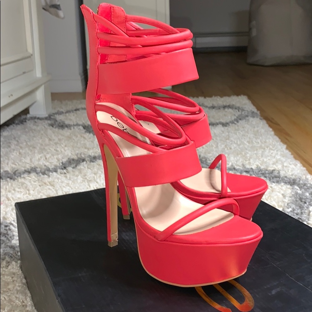 Bebe Daniella Platform Heels